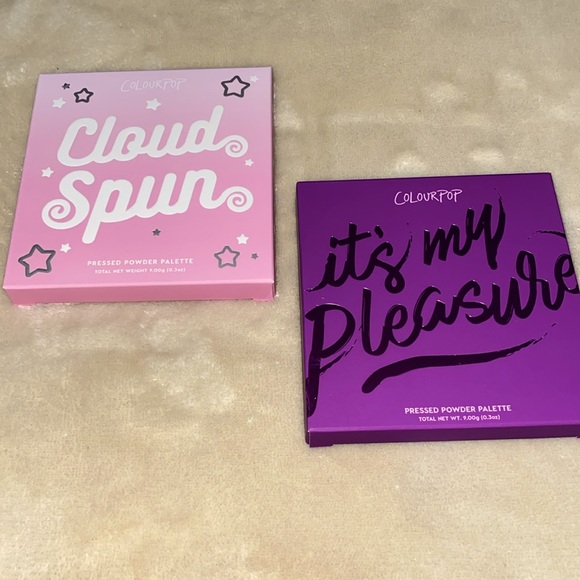 Colourpop Other - Bundle of 2 COLOURPOP eyeshadow palettes brand new! It’s my Pleasure&Cloud Spun